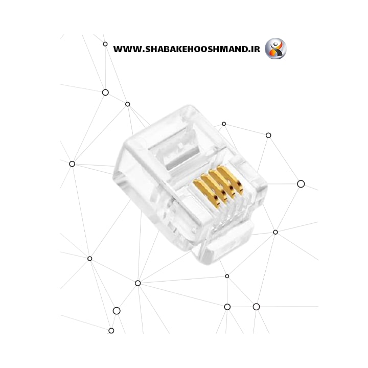 سوکت تلفن سری کانکتور آر-جی-یازده (RJ11) ان پی (NP) - شبکه هوشمند
