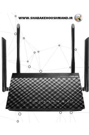 مودم روتر بی سیم دو باند مدل DSL-AC55U ایسوس