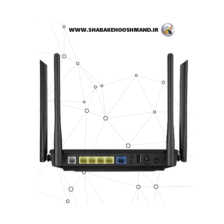 مودم روتر بی سیم دو باند مدل DSL-AC55U ایسوس - Image 2