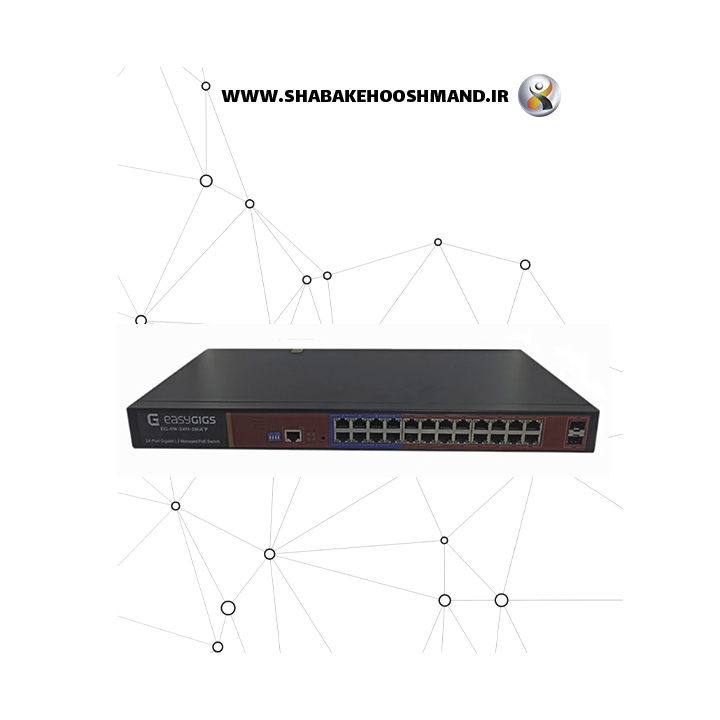سوییچ 24 پورت ایزیگیگز EG-SW-2451-28GCP