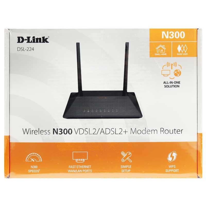 مودم روتر بی سیم ADSL2 Plus و VDSL2 دی لینک مدل DSL-224 - Image 3