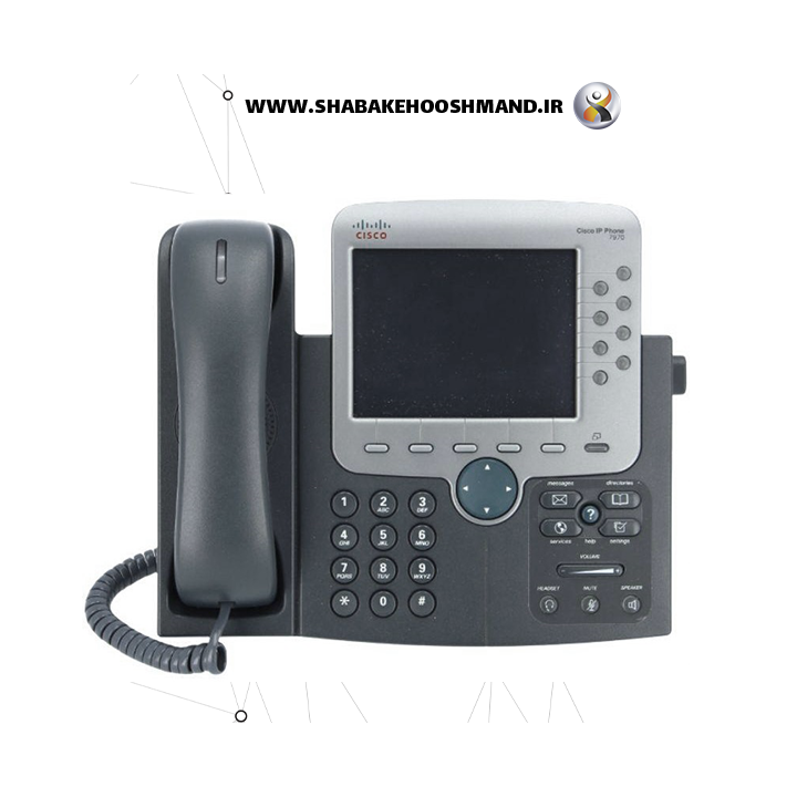 آی پی فون سیسکو مدل CP-7970G استوک تمیز