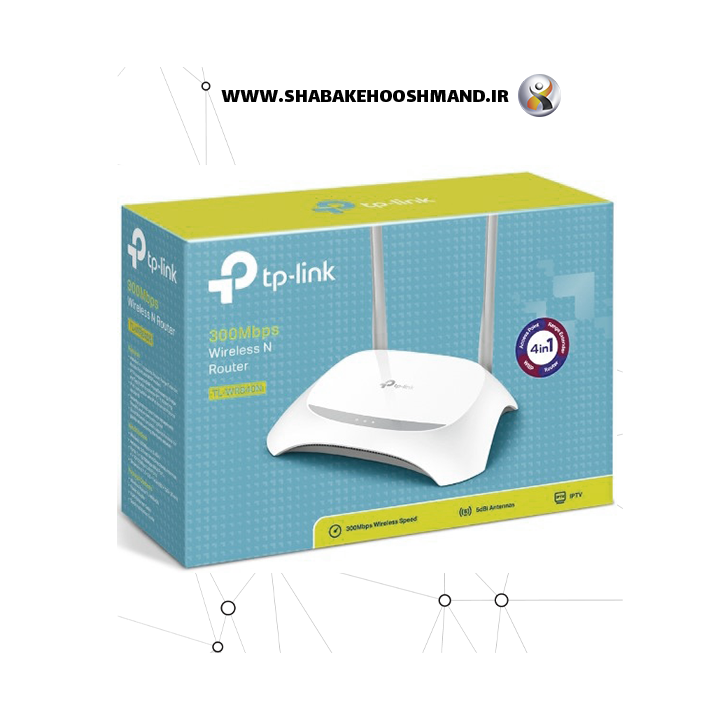 روتر بیسیم 300Mbps تی پی-لینک مدل TL-WR840N - Image 3